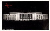 Berlin Charlottenburg, Blick auf die Deutschlandhalle bei Nacht