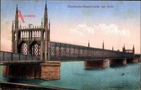 Kehl am Rhein Ortenaukreis, Blick auf die Eisenbahn Rheinbrücke