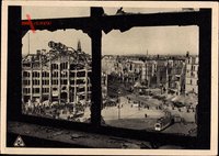 Berlin Mitte, Blick auf den Alexanderplatz, Kriegszerstörungen, Ruinen