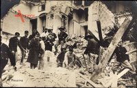 Messina Sicilia Sizilien, Erdbeben von 1908, Haustrümmer