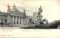Berlin Tiergarten, Reichstagsgebäude, Bismarckdenkmal
