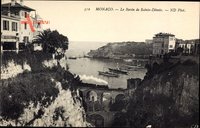 Monaco, Le Ravin de Sainte Dévote, Schlucht, Viadukte, Hafen, Eisenbahn