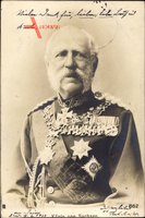 König Albert von Sachsen, Portrait in Uniform, Orden