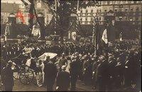 Dresden, Empfang von Kronprinz Wilhelm von Preussen, Rathaus, 28 08 1912