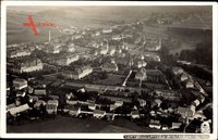 Arnsdorf im Kreis Bautzen, Blick auf den Ort, Fliegeraufnahme, Hahn 5187