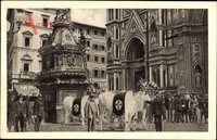 Firenze Florenz Toscana, Il Carro del Sabato Santo, Religiöses Fest