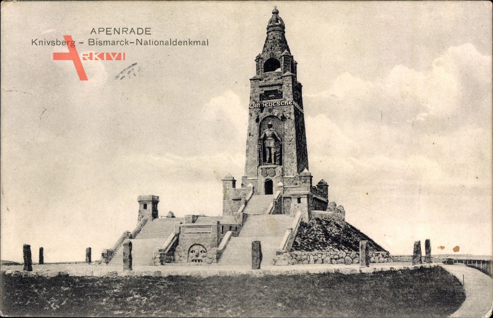Apenrade Dänemark, Knivsberg, Bismarck Nationaldenkmal