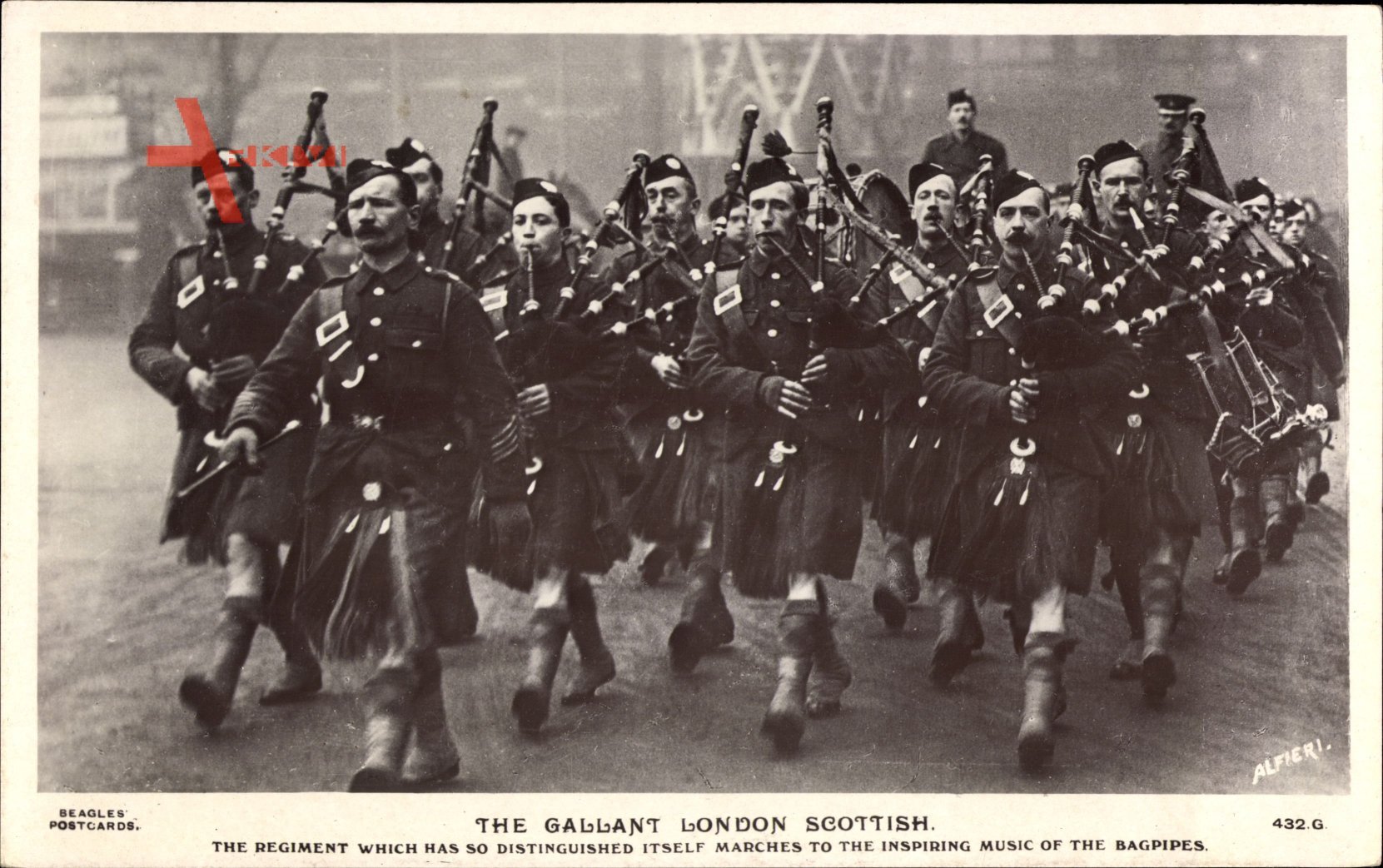 Schottland, The Gallant London Scottish, Regiment, Dudelsäcke, Schotten