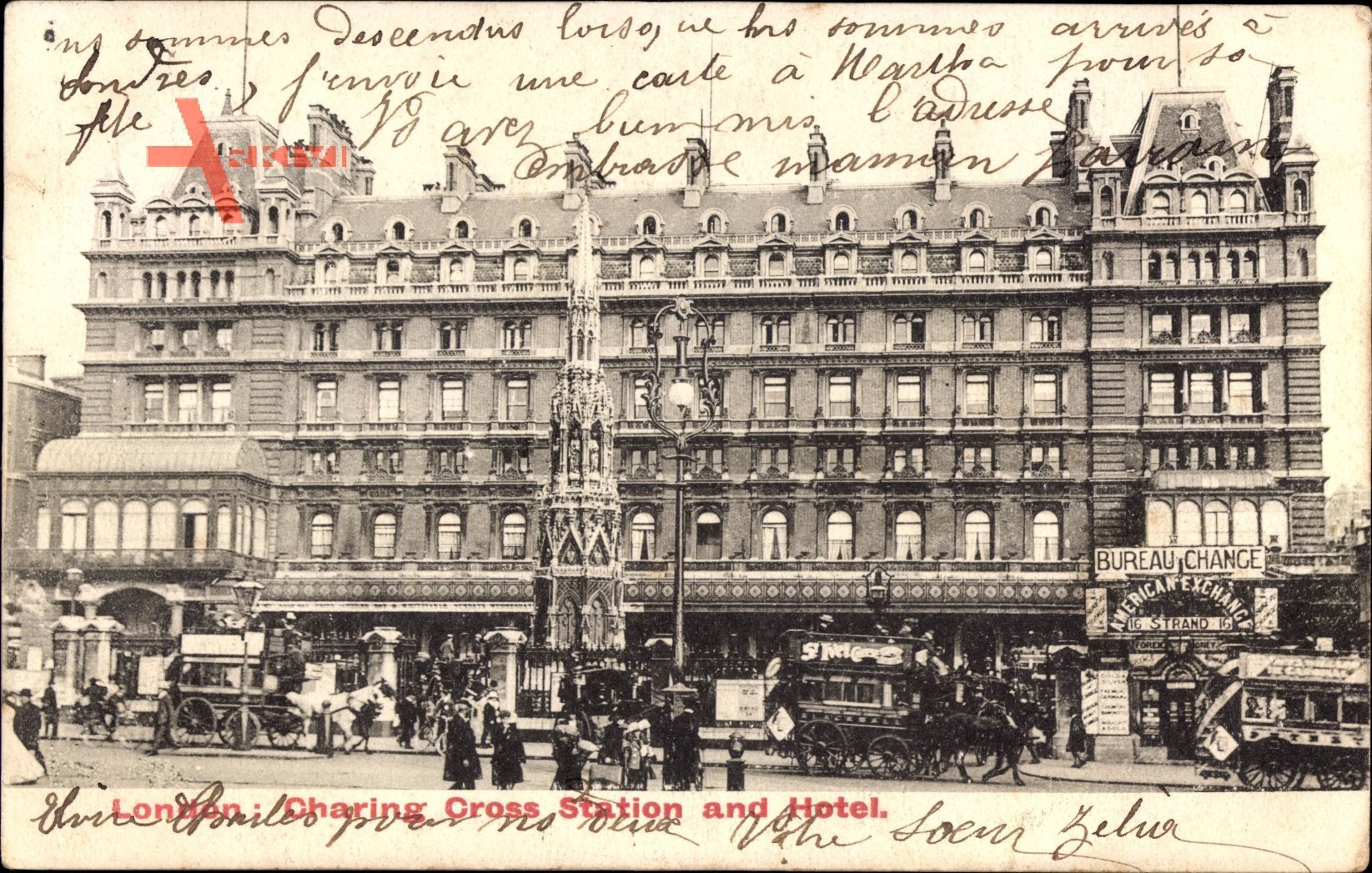London City, Charing Cross Station and Hotel