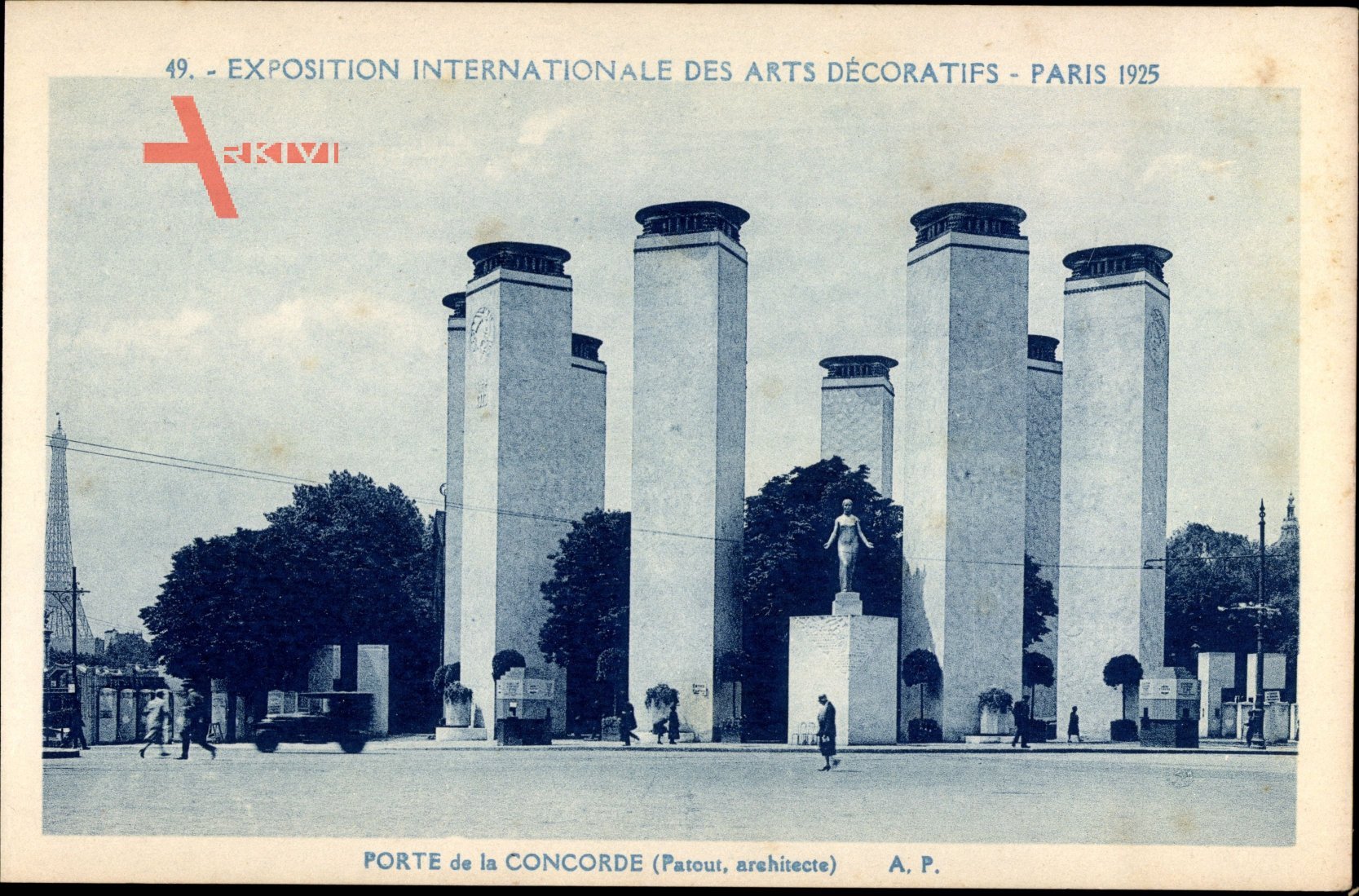 Paris, Expo, Weltausstellung 1925, Porte de la Concorde