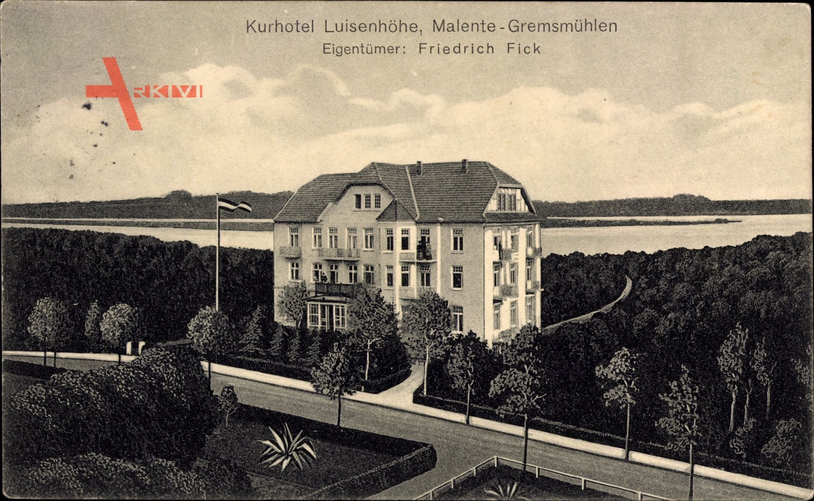 Malente Gremsmühlen in Ostholstein, Kurhotel Luisenhöhe, Friedrich Fick