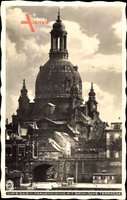 Dresden, Frauenkirche mit Brühlsche Terrasse, Hahn 4442
