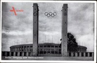 Berlin Charlottenburg, Reichssportfeld, Eingangstürme, Olympia 1936