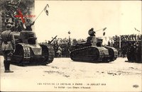 Paris, Fêtes de la Victoire, 14 Juillet 1919, Chars dAssaut, Panzer
