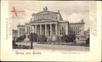 Berlin Mitte, Straßenpartie mit Blick auf das Königliche Schauspielhaus