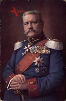 Generalfeldmarschall Paul von Hindenburg, Portrait, Orden