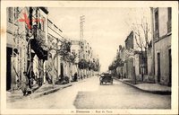 Tlemcen Algerien, Rue de Paris, Straßenpartie, Auto, Häuser