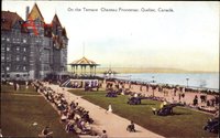 Québec Kanada, On the Terrace Chateau Frontenac