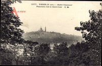 Paris 19e, Buttes Chaumont, Panorama vers le Sacré Coeur