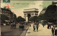 Paris, Avenue du Bois de Boulogne, Arc de Triomphe