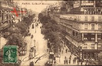 Paris, Le Boulevard Montmartre, Straßenpartie, Straßenverkehr