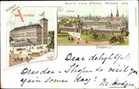 Dresden, Blick vom Hotel Weber aus, Webers Hotel