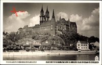 Meißen in Sachsen, Blick auf Stadt mit Albrechtsburg, Walter Hahn 4843