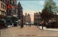 London City, Leicester Square, Platz, Verkehr, Reids Stout