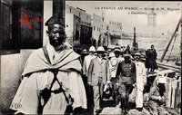 Casablanca Marokko, Arrive de M. Regnault, Politiker, Einheimische