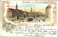 Passepartout Dresden, Straßenbahn, Hauptstraße, Denkmal