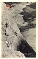 Zugspitzbesteigung durch das Höllental, Bergsteiger