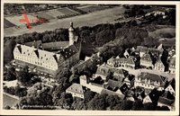 Weikersheim in Tauberfranken, Fliegeraufnahme von Ort und Schloss
