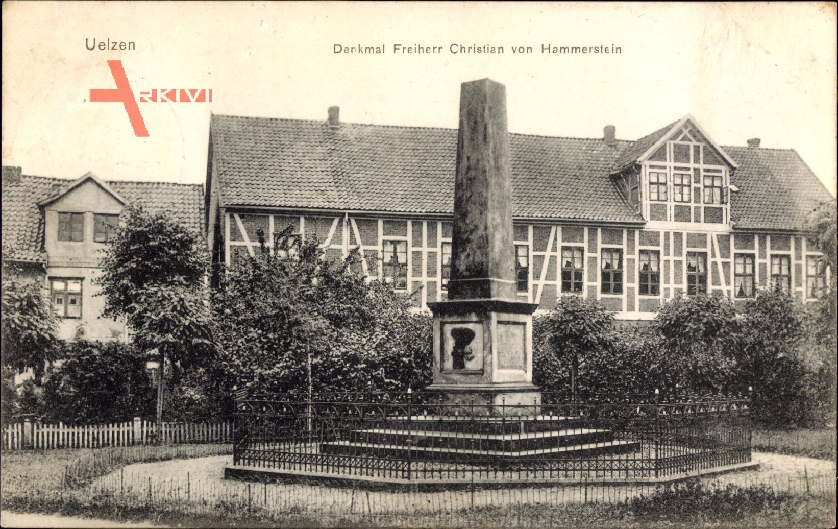 Uelzen in Niedersachsen, Denkmal Freiherr Christian von Hammerstein
