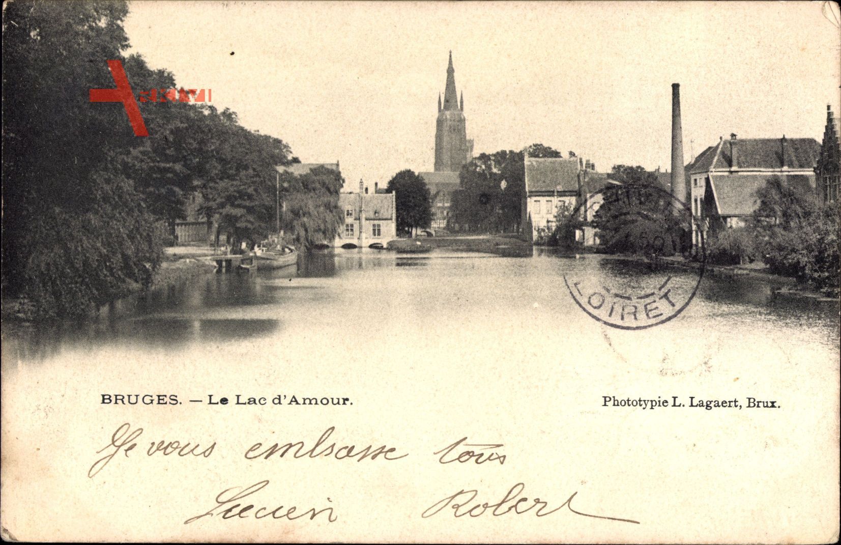 Bruges Brügge Flandern Westflandern, Le Lac d'Amour, Liebessee