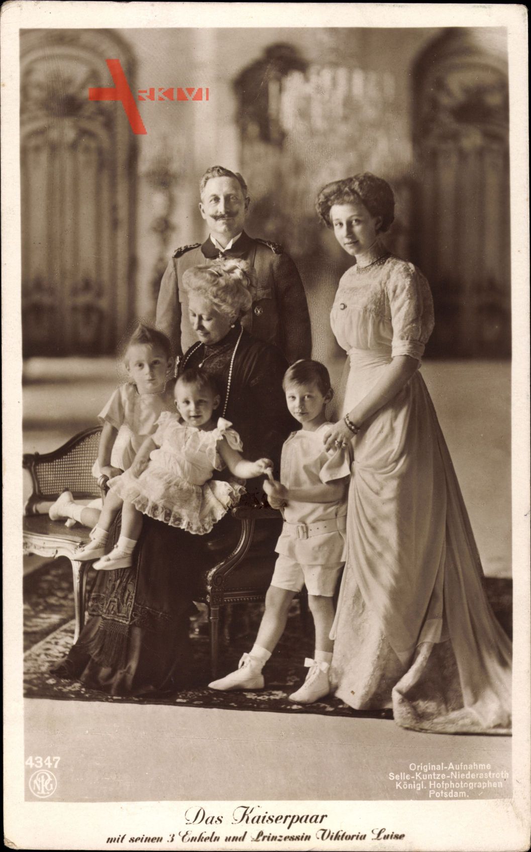 Kaiser Wilhelm II., Kaiserin, Viktoria Luise, Enkel