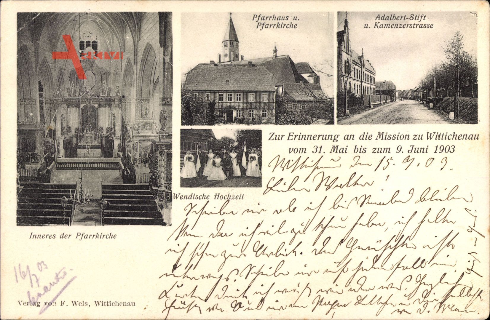 Wittichenau Sachsen, Pfarrhaus, Adalbert Stift, Wendische Hochzeit