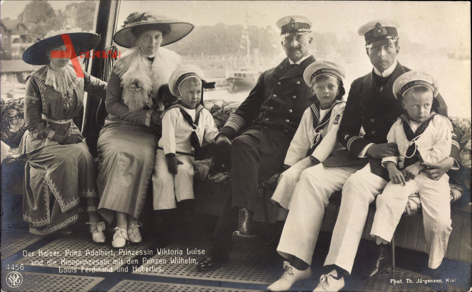 Kaiser Wilhelm II., Prinz Adalbert, Viktoria Luise, Cecilie, Prinzen