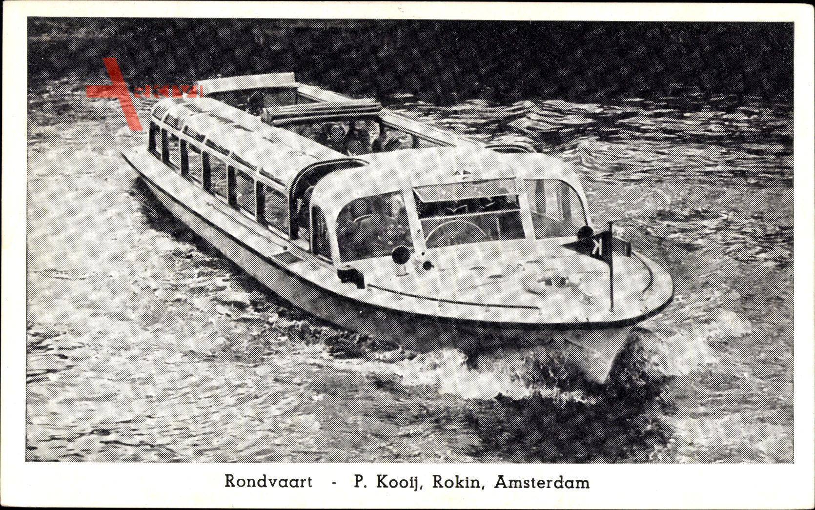 Amsterdam Nordholland Niederlande, Rondvaart, P. Kooij, Rokin