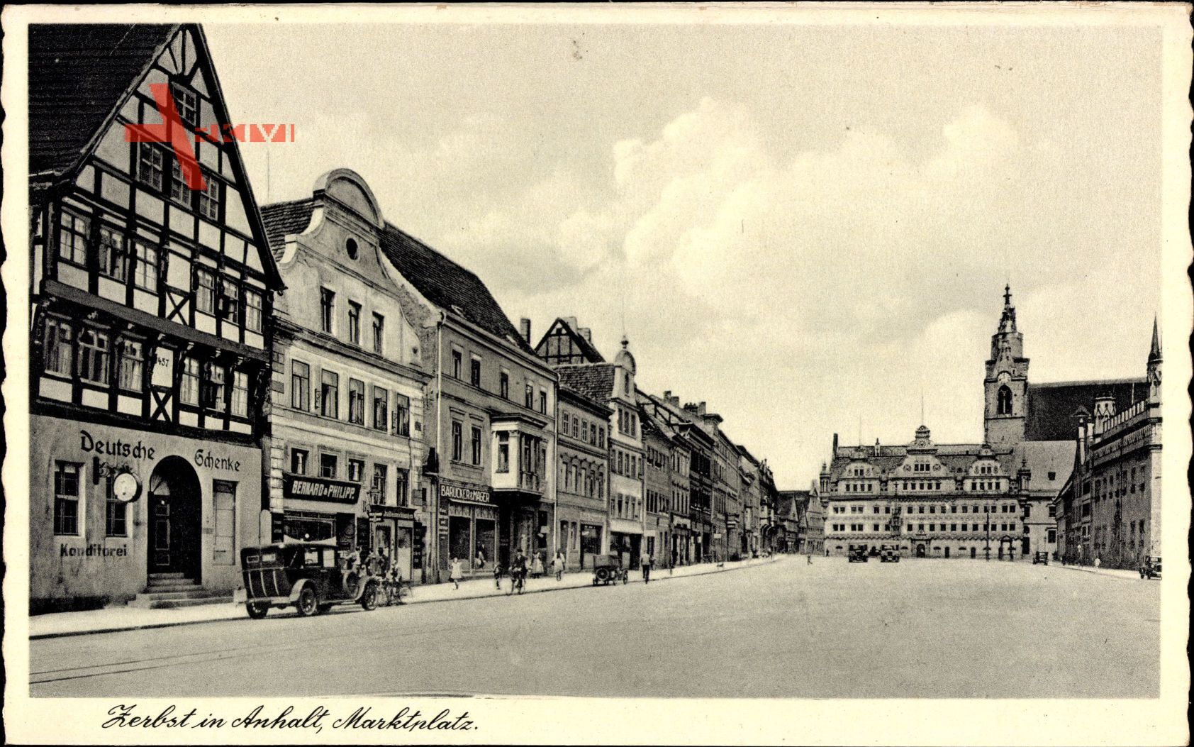 Zerbst in Anhalt, Deutsche Schenke am Marktplatz, Rathaus
