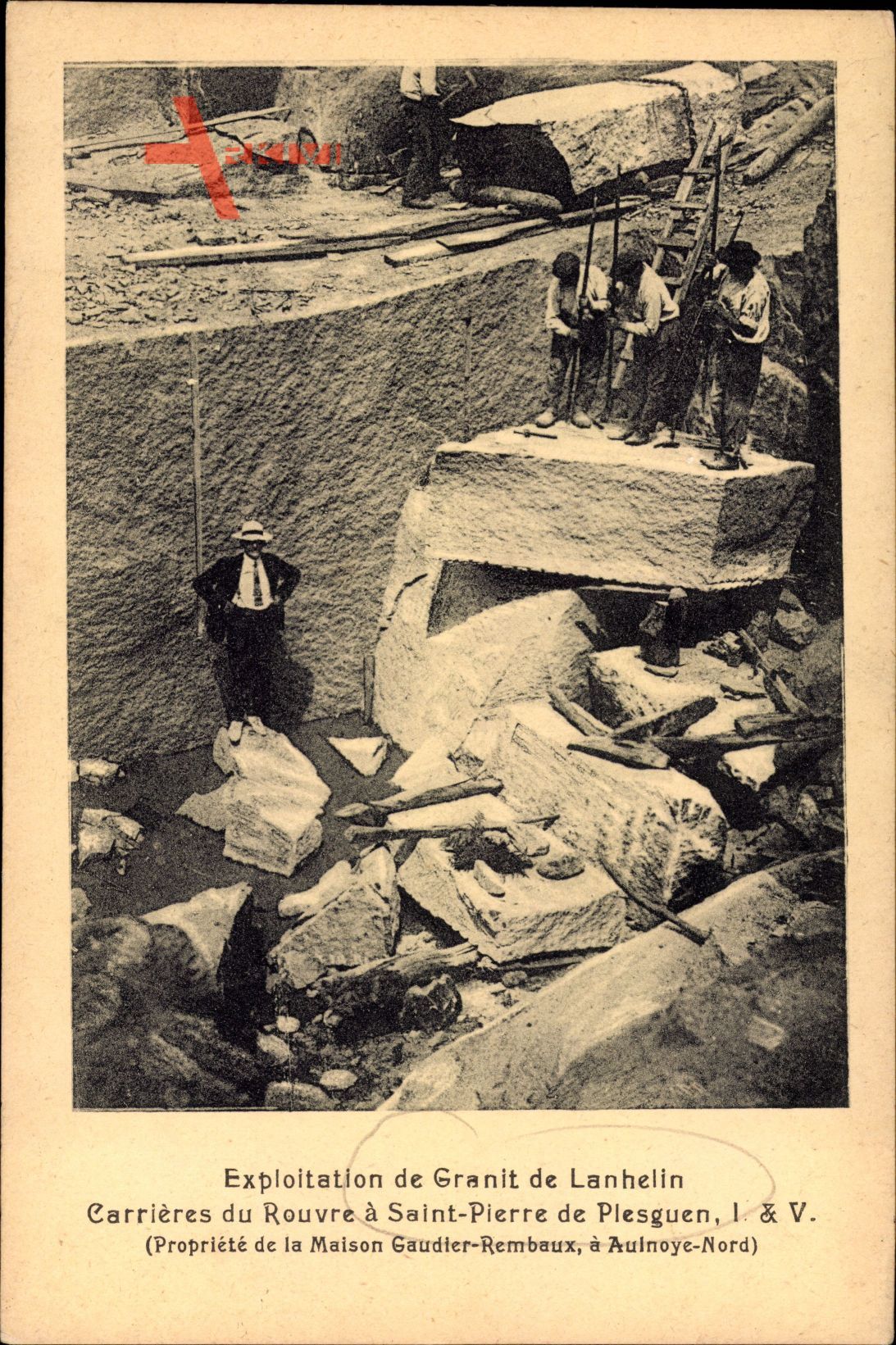 Exploitation de Granit de Lanhelin, Carrières du Rouvre à St. Pierre