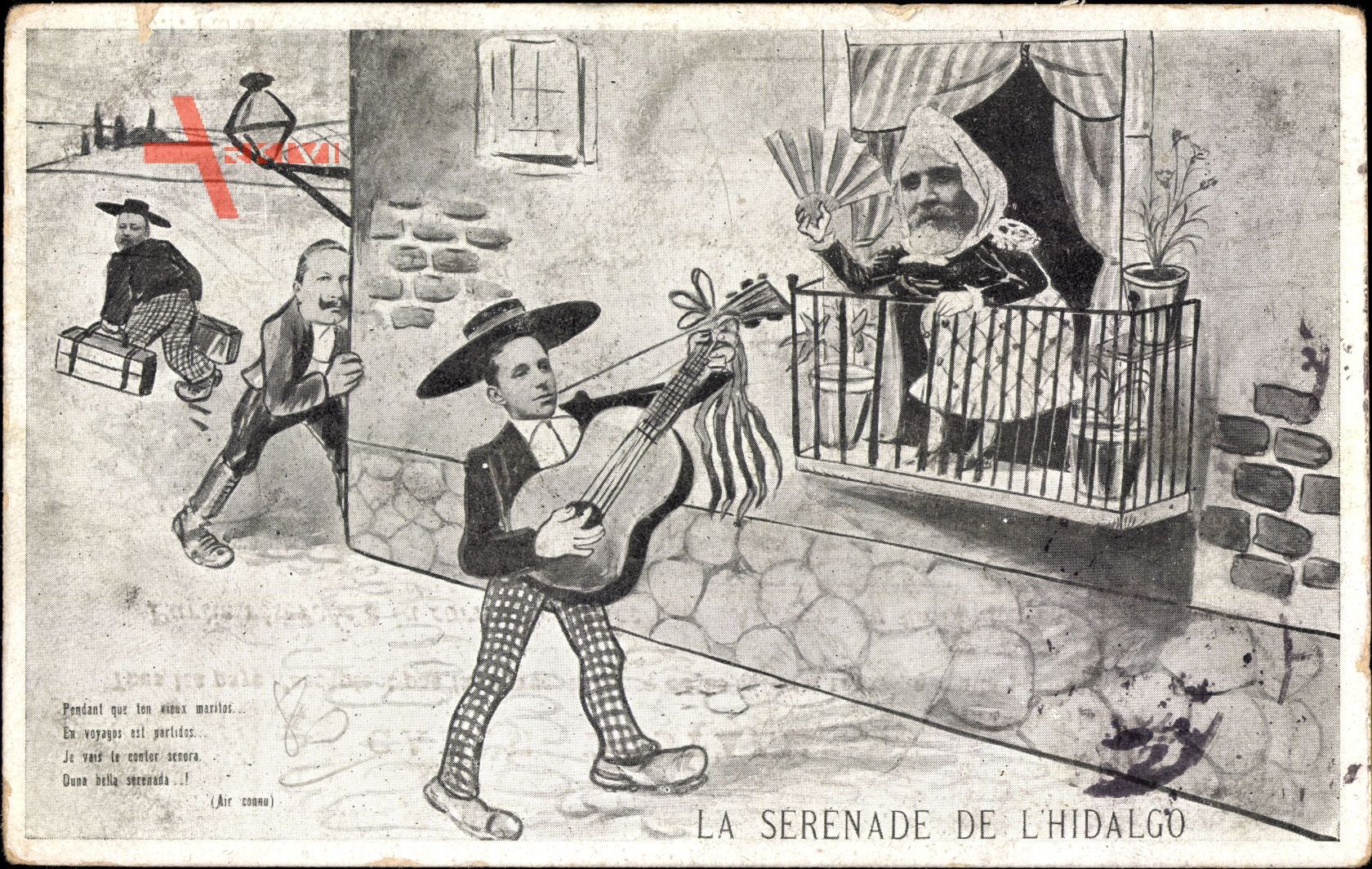Émile François Loubet, König Alfons XIII. von Spanien, Wilhelm II., Karikatur
