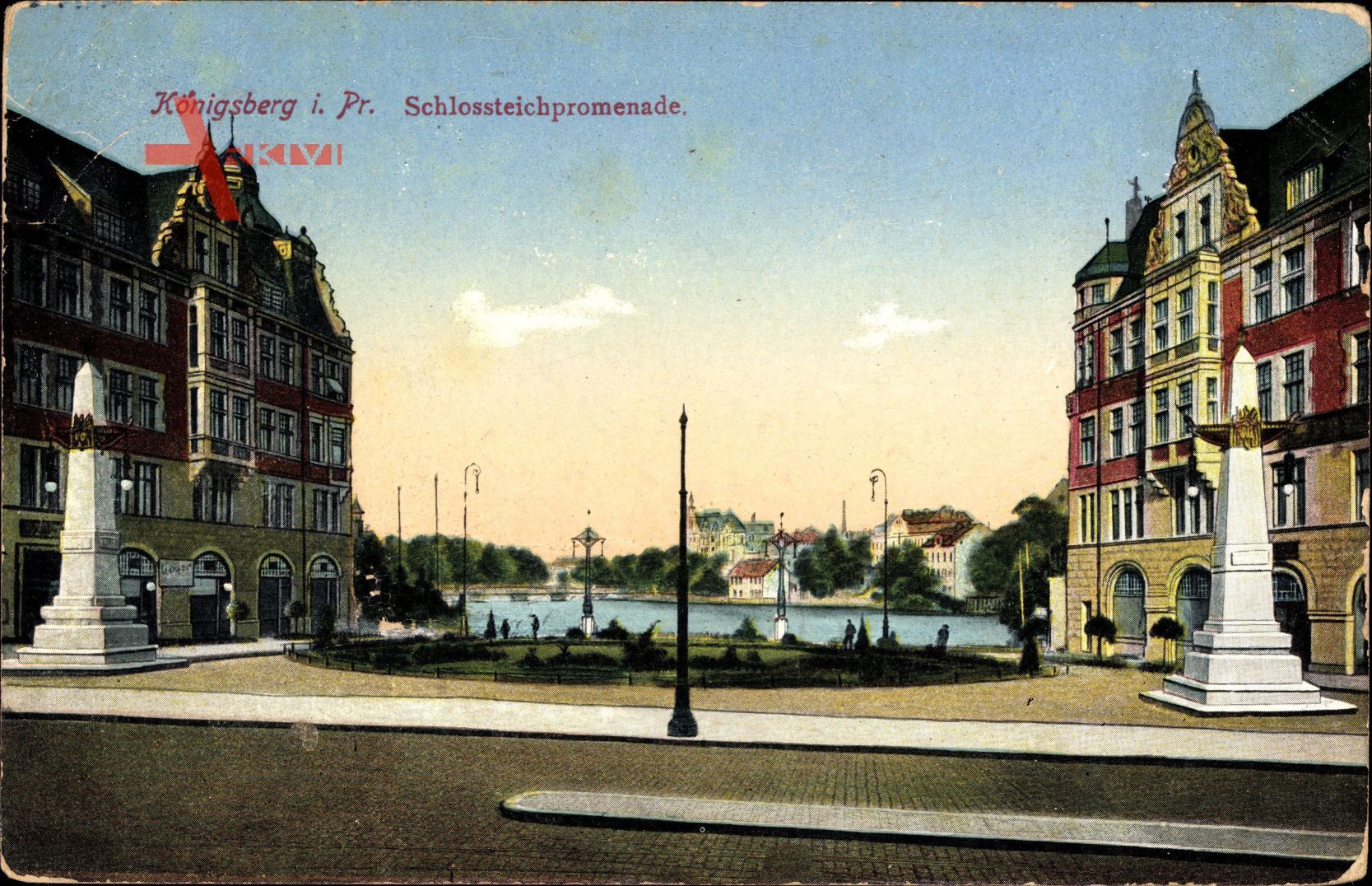 Kaliningrad Königsberg Ostpreußen, Schlossteichpromenade