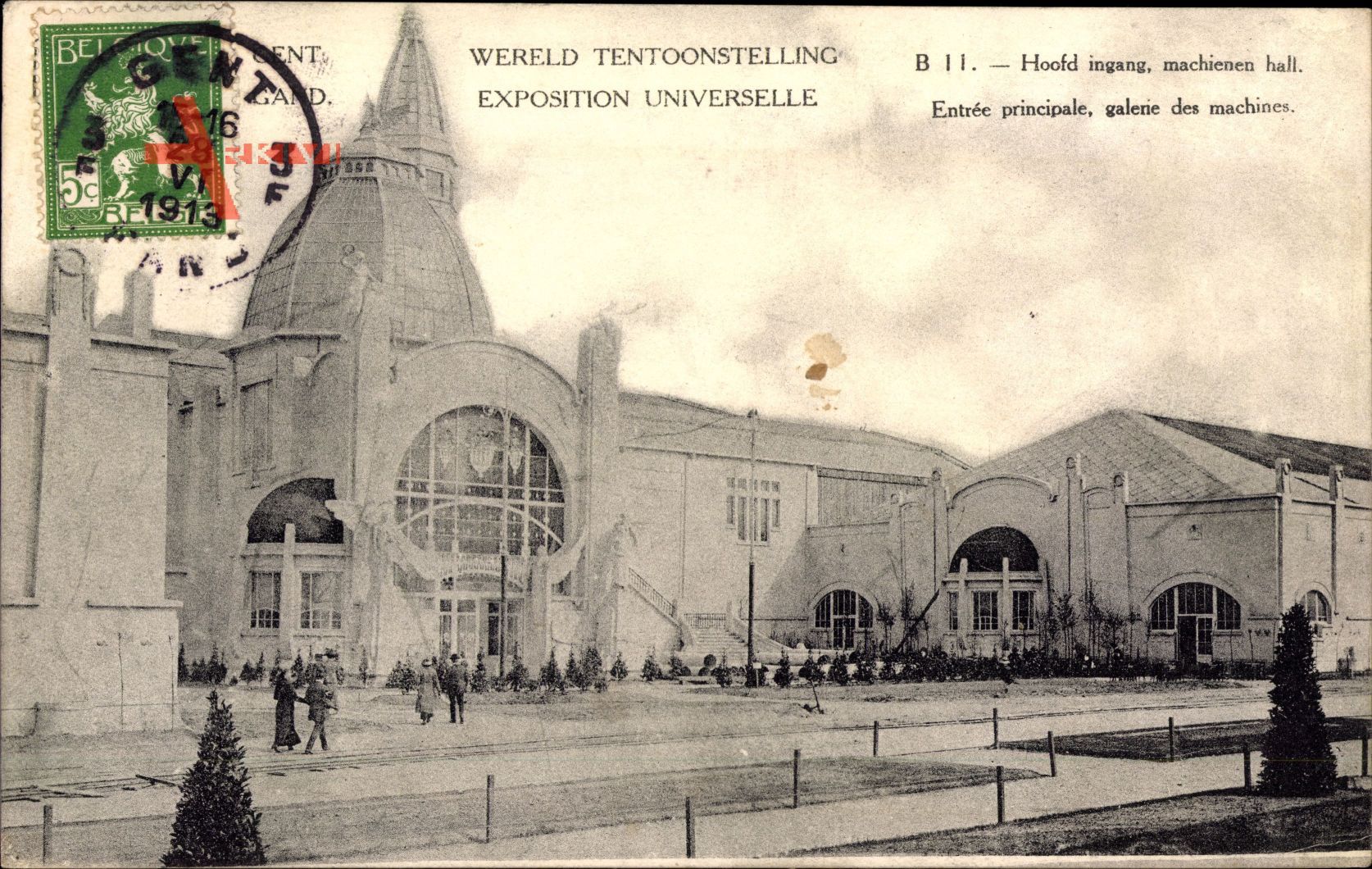 Gent Ostflandern, Expo, Weltausstellung 1913, Haupteingang