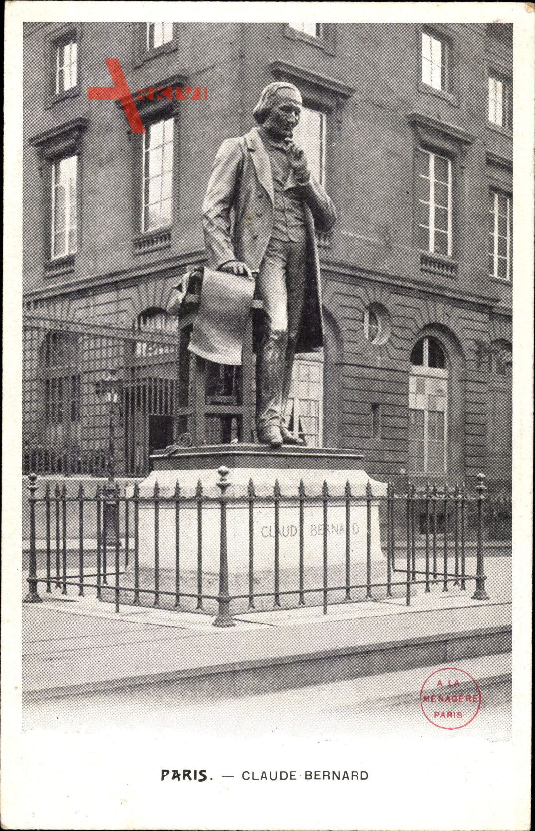 Paris, Claude Bernard, Physiologe, Monument, 1813 à 1878
