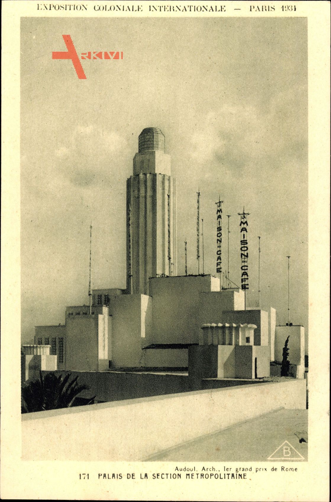 Paris, Expo Coloniale, Weltausstellung 1931, Section Métropolitaine