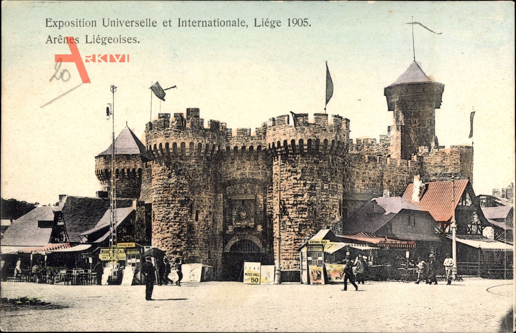 Liège Lüttich Wallonien, Expo, Weltausstellung 1905, Arênes Liégeoises