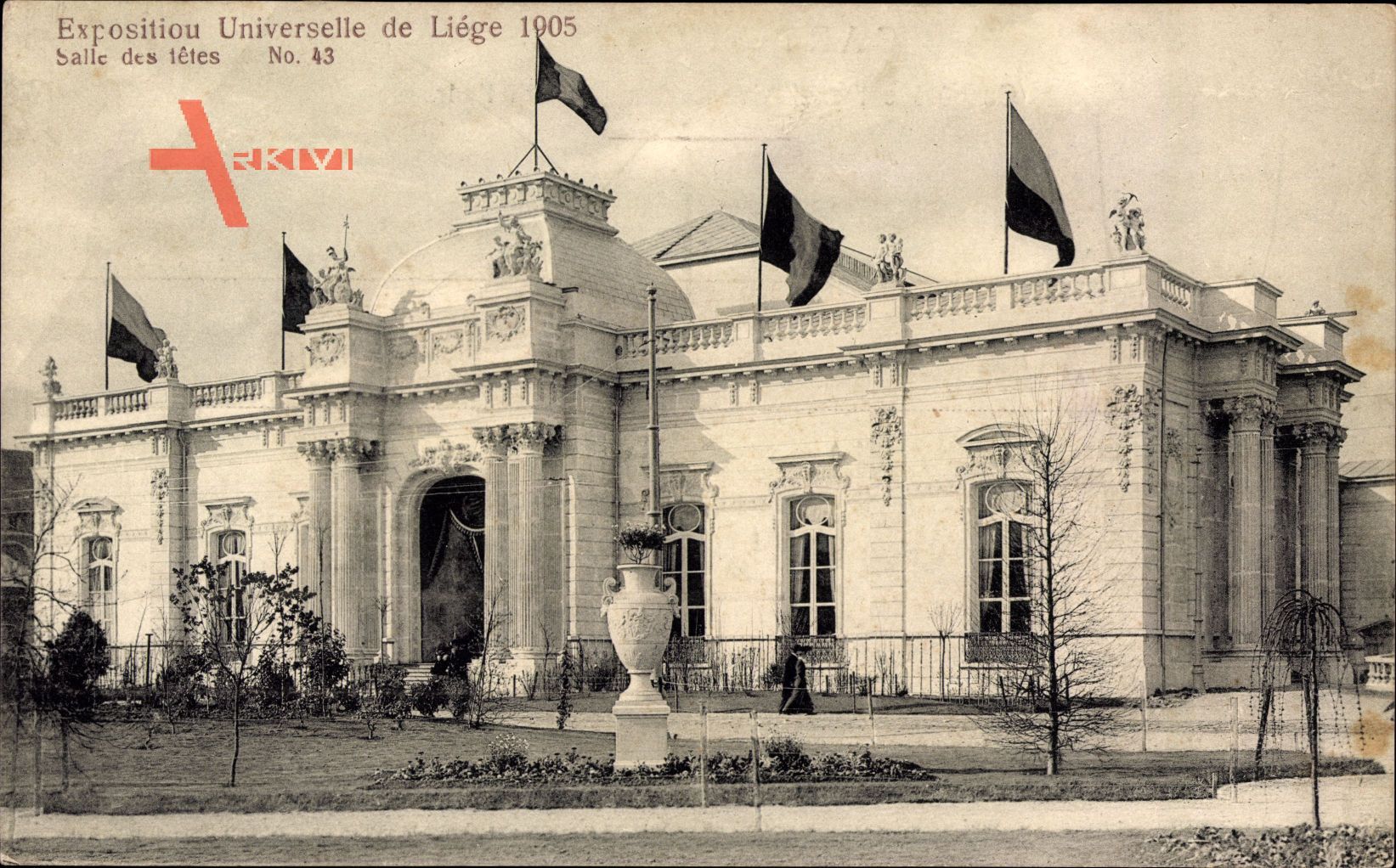Liège Lüttich Wallonien, Expo, Weltausstellung 1905, Salle des têtes