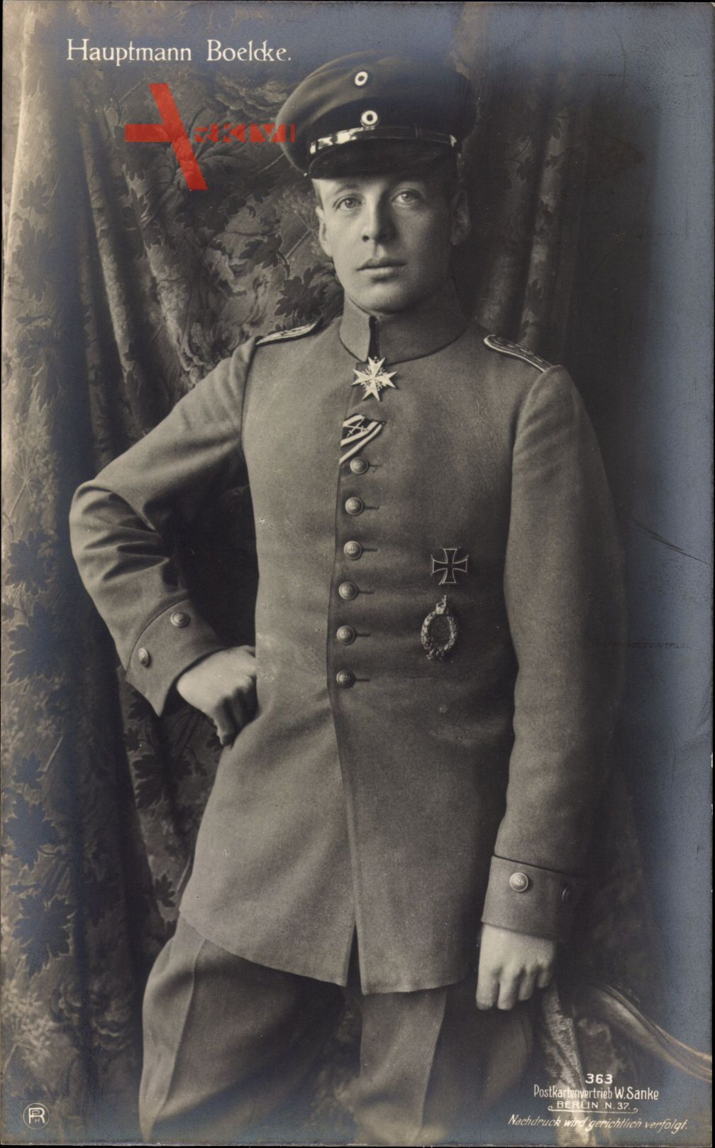 Jagdflieger Oswald Boelcke, I. WK, Sanke 363