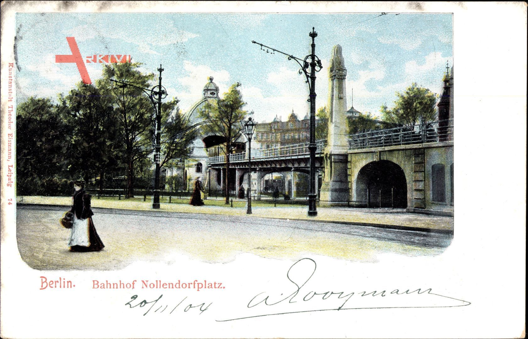 Berlin Schöneberg, Blick auf den Bahnhof Nollendorfplatz