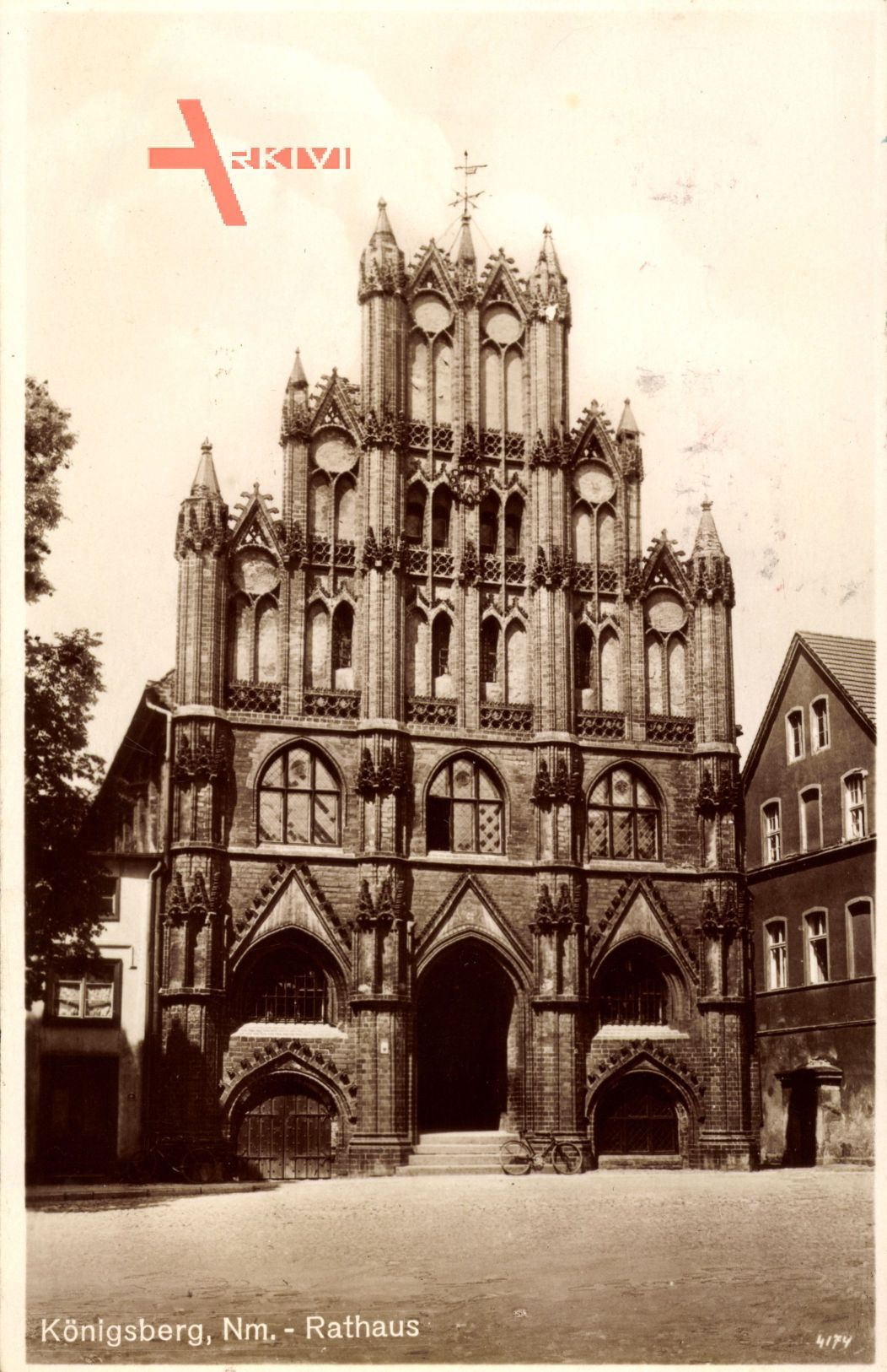 Chojna Königsberg Neumark Ostbrandenburg, Blick auf das Rathaus